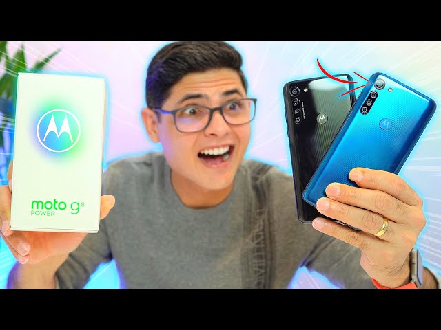 Motorola Moto G8 64GB Azul Capri - Unboxing e impressões 