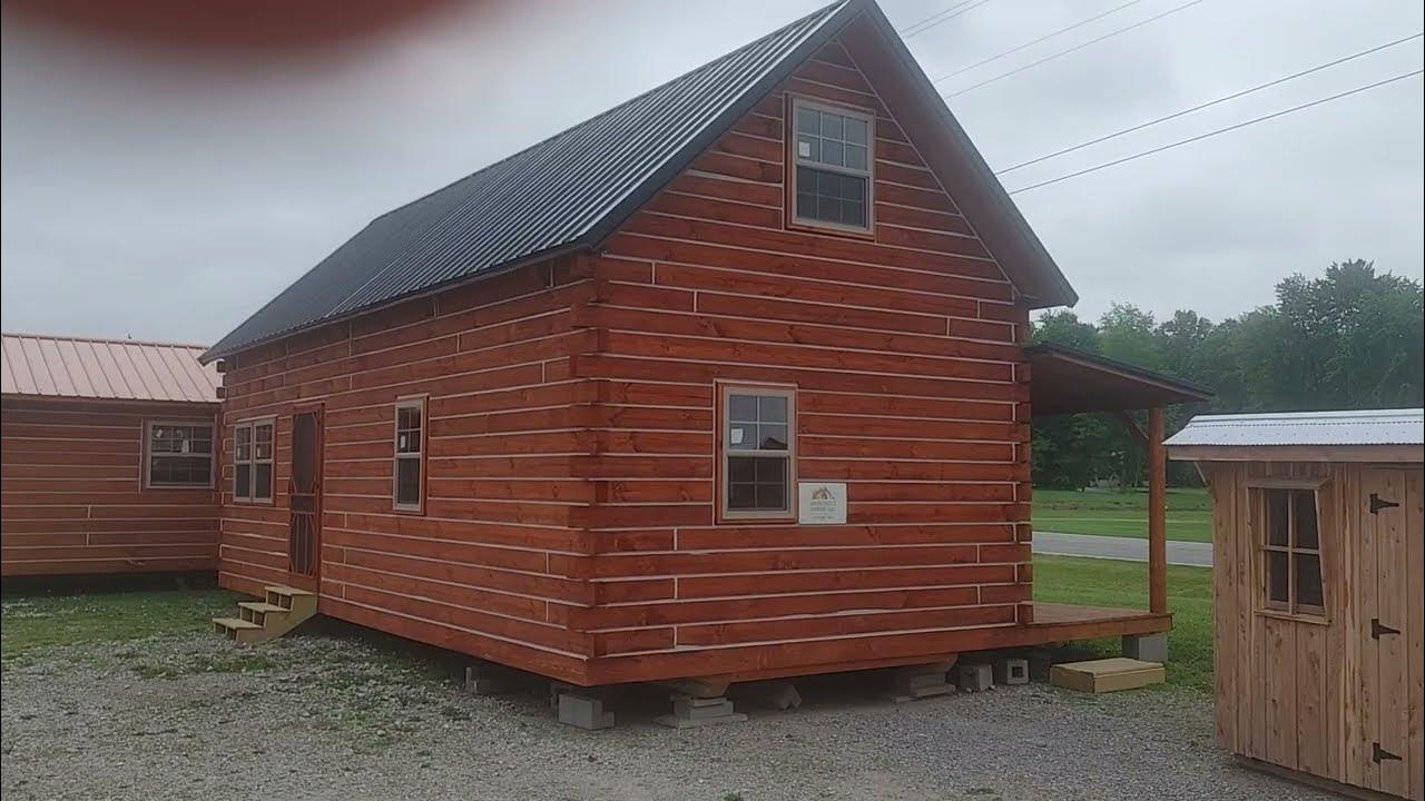 AMISH BUILT CABIN AMISH MADE CABINS TOUR OF BEAUTIFUL, OVER 700