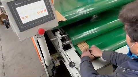 Mini Size Box Folder Gluer Machine two station feeder with independent drive touch screen