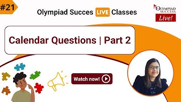 Calendar Questions | Part 2 | Reasoning Olympiad Preparation for Classes 3-4 | Olympiad Success #21