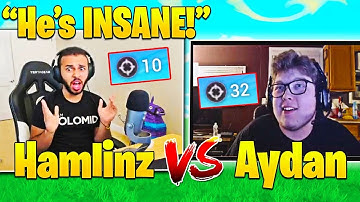 HAMLINZ vs GHOST AYDAN 1v1 CREATIVE MODE! - Top PC Player Vs BEST Console Player