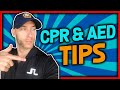 CPR & AED TIPS FOR THE EMT (SIMPLE STEP BY STEP METHOD)