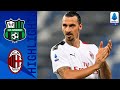 Sassuolo 1-2 Milan | Zlatan Scores A Brace to Hand Milan a 2-1 Win Against Sassuolo | Serie A TIM