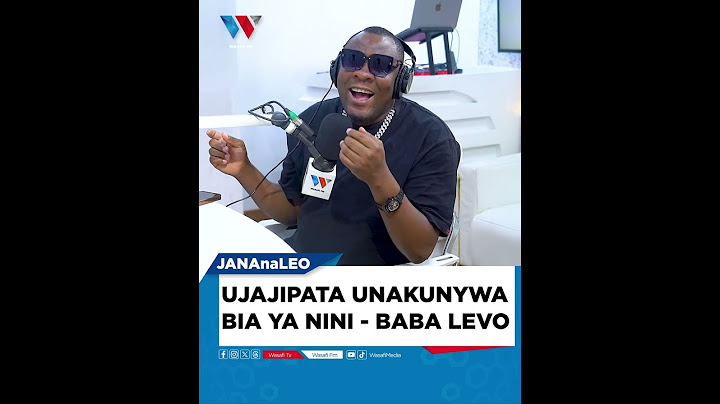 UJAJIPATA UNAKUNYWA BIA YA NINI - BABA LEVO