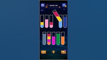 Water Sort Puzzle Level 66 | Game - Water Sort Puzzle || Subhojit Puchki || #oddlysatisfying #shorts