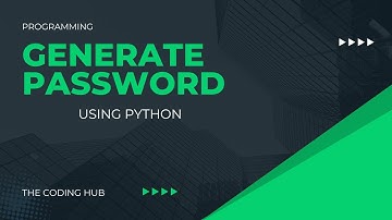 HOW TO GENERATE A RANDOM PASSWORD USING PYTHON.