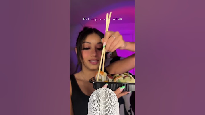 EATING SUSHI 😍🐟 #asmr #mukbang #sassysoundsasmr