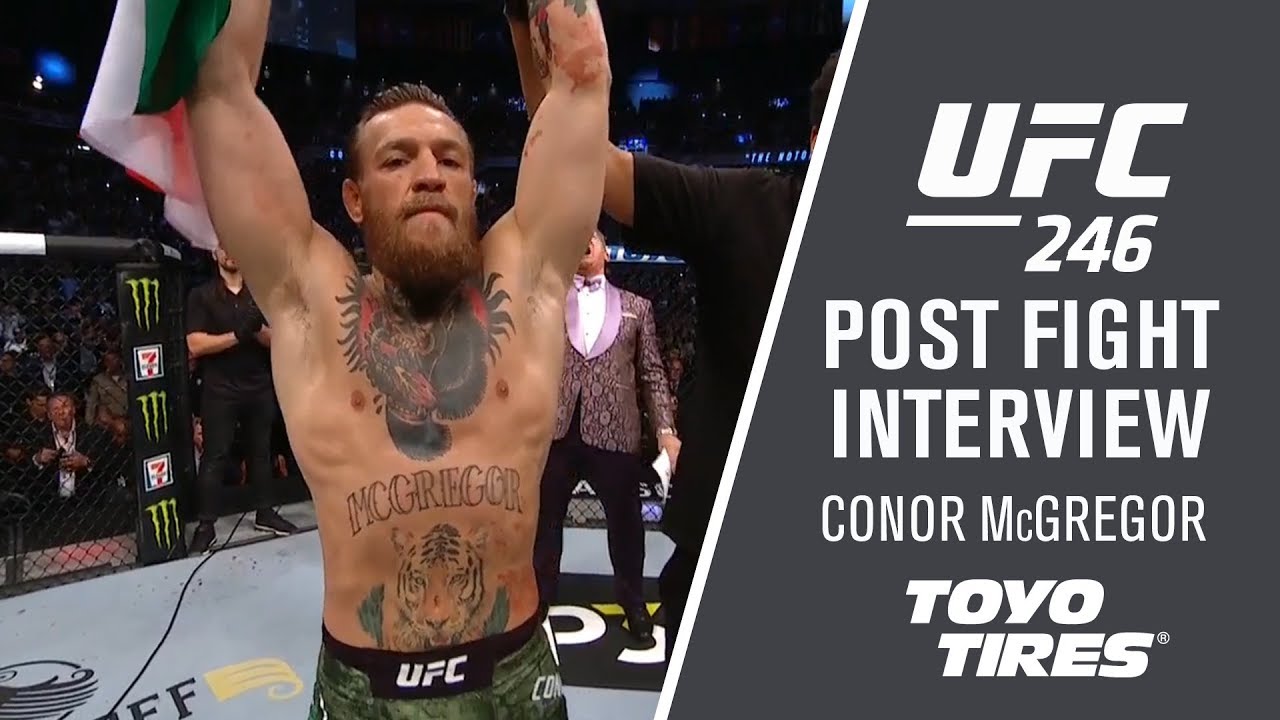 Video: Watch Conor McGregor's Best Quips Before Thursday's UFC 246 Press  Conference