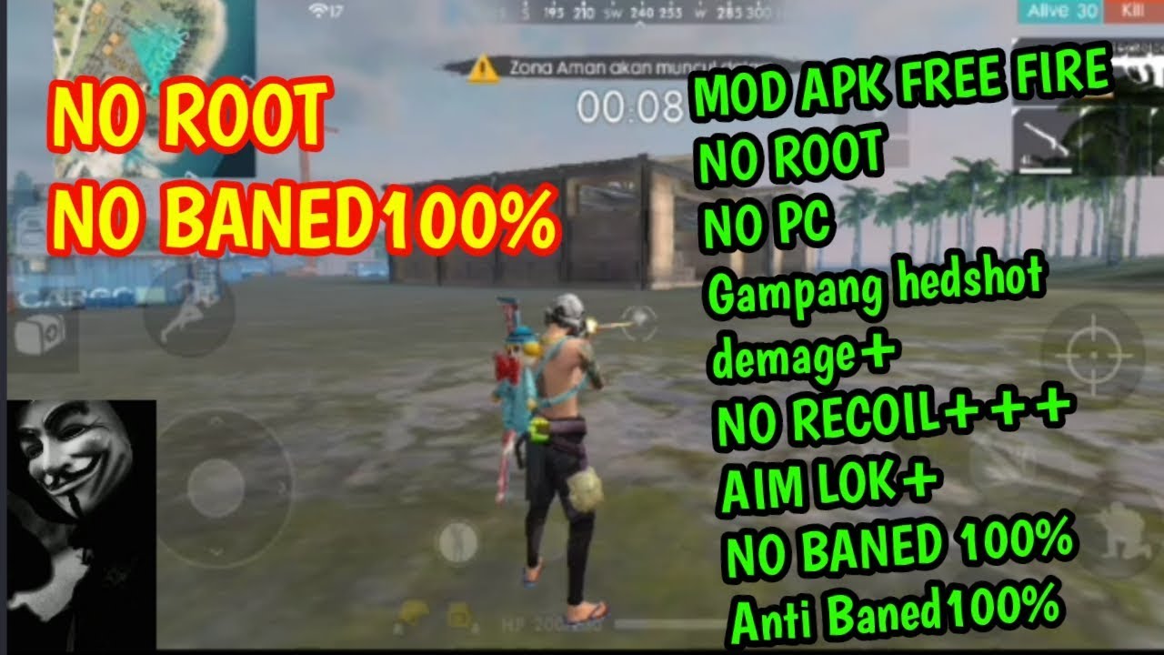 mod apk free fire terbaru no root no recoil apk