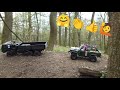 RC expe bunkre Kamzík, Traxxas trx4 Marauder a Petra K1 6x6 a 4x4
