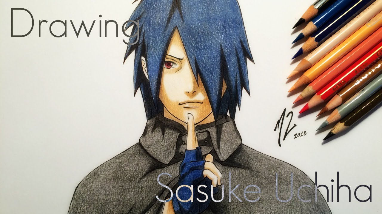 Speed Drawing Sasuke Uchiha - Boruto The Movie - YouTube