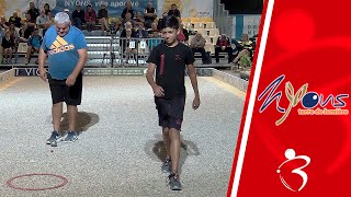 Belle Demi-Finale F. JIMENEZ vs D. HERLEMAN : National à pétanque tête-à-tête de Nyons 2023