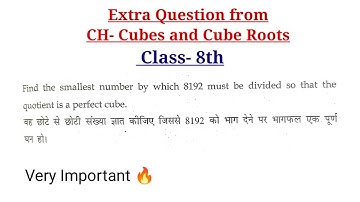 Find the smallest number by which 8192 must be divided so that the quotient is a perfect cube