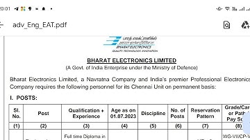 BEL PERMANENT JOBS, ITI JOBS, BCOM JOBS, DIPLOMA JOBS, BEL BCOM JOBS, BEL ITI JOBS 2023