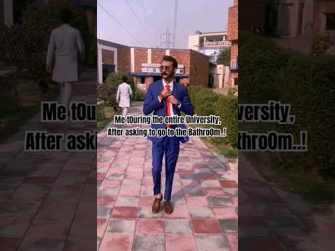 c0vering all the Po0ndi P0ints in #university after asking for Bathro0m. #comedy #funny #faisalabad