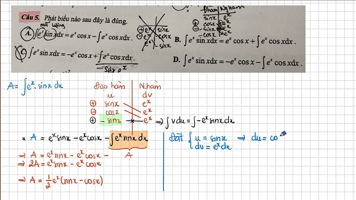 Bài tập nguyên hàm từng phần cơ bản năm 2024