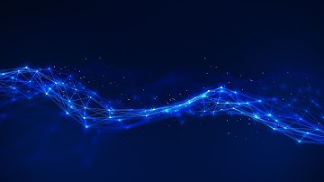 4K Futuristic Network Technology Plexus Concept Loop