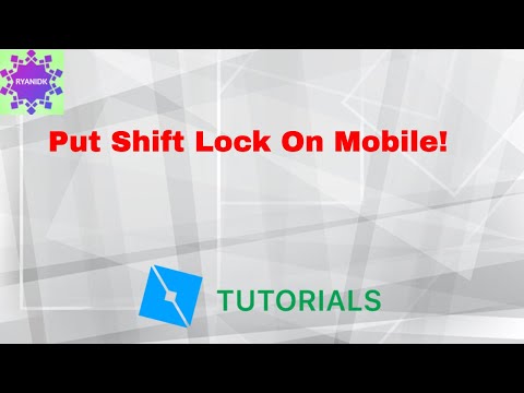 How To Put Shift Lock On Mobile Roblox Tutorial Youtube - roblox how to use shift lock on mobile