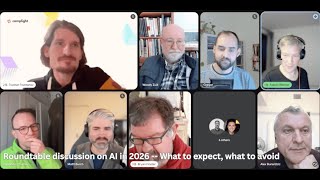 Roundtable discussion on AI in 2026, Session 1 -- What to expect, what to avoid