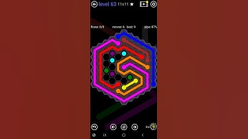 How To Solve Flow Free Hexes 11x11 Mania Level 63 Board Walk Through Solution Walkthrough