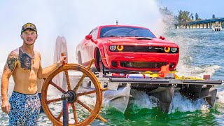 The 700hp Hellcat Boat (Throws Water 200ft) by WhistlinDiesel 7,741,630 views 8 months ago 12 minutes, 9 seconds