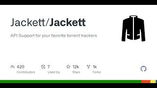 GitHub - Jackett/Jackett: API Support for your favorite torrent trackers