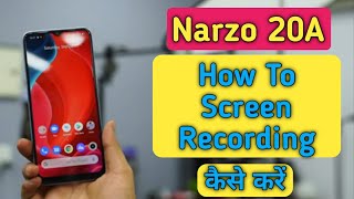 How To Record Screen In Realme Narzo 20a, Realme Narzo 20a Screen Recording Kaise Karen