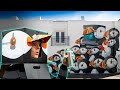 100ft PUFFIN MURAL! - Painting a Mural (FULL PROCESS)