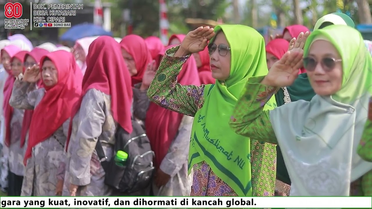 UPACARA HUT RI KE 80 DESA KUTASARI 2025