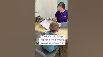What kind of changes happen during reading training at LearningRx?