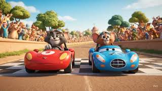 توم وجيري فى سباق سيارات Tom and Jerry in a car race  #explore screenshot 2