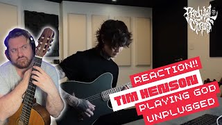 Is it Faked?? Tim Henson  Playing God 'Unplugged' ||  Reaction!!