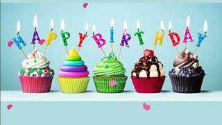 Happy Birthday TV Art🎈🎂 🎈6 ANIMADED IMAGES  Background| cup Cakes for friends and family NO SOUND