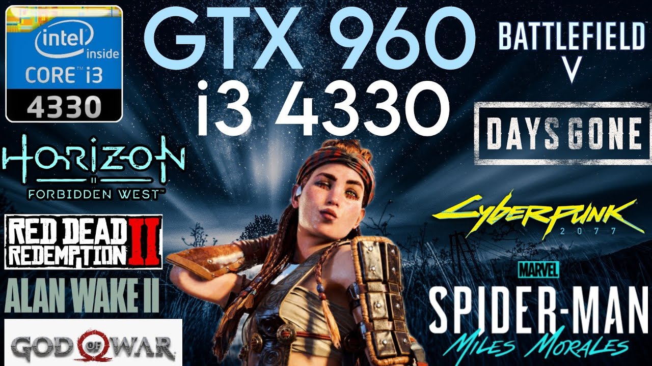 GTX 960 + I3 4330 & 16GB Ram | Test In 8 Games In Mid 2024 !