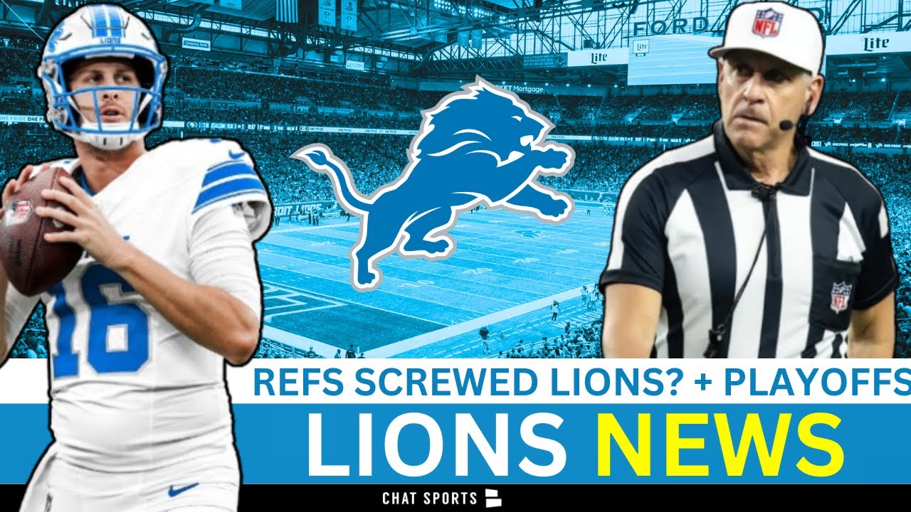 Detroit Lions News: Refs Screw Lions PLUS Lions Playoff Chances & Lions vs. Steelers