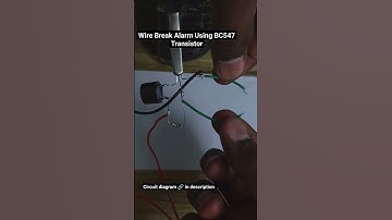 Circuit Break Alarm mini Project for #engineering #shorts #bc547