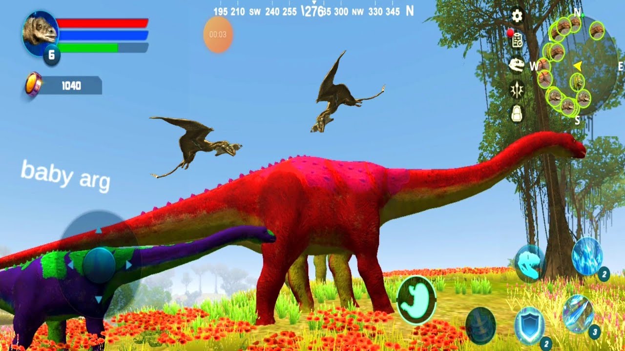 Argentinosaurus Simulator - Android Gameplay #8 - Dinosaur Simulator ...