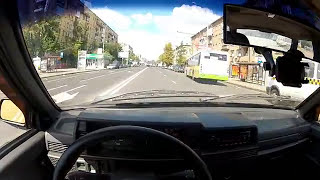 Воскресные метания. Москва. POV Driving Lada Sputnik (2108)