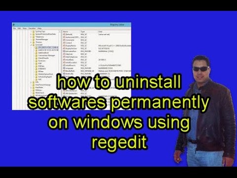 Video: How To Remove A Program From The Registry