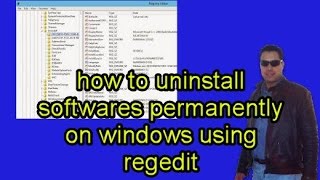 how to uninstall softwares permanently on windows using regedit