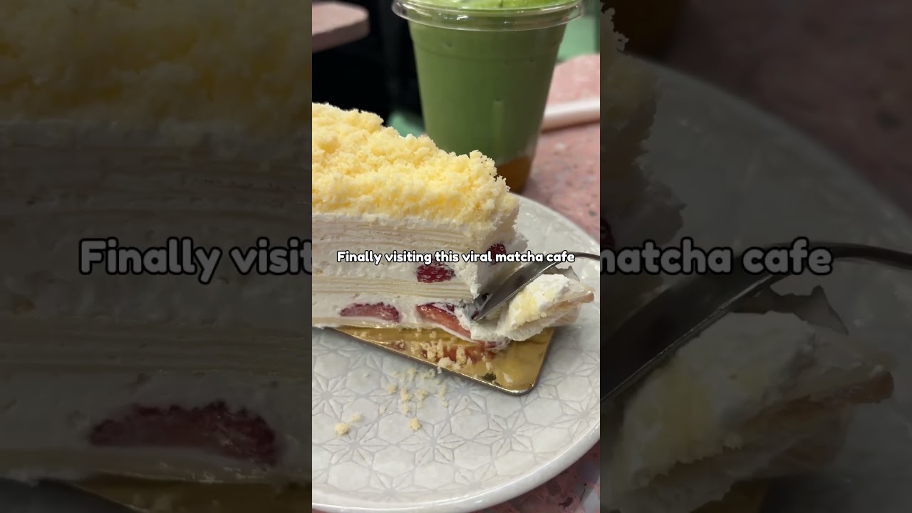 Viral matcha cafe Sydney - worth the hype? Let’s review. 