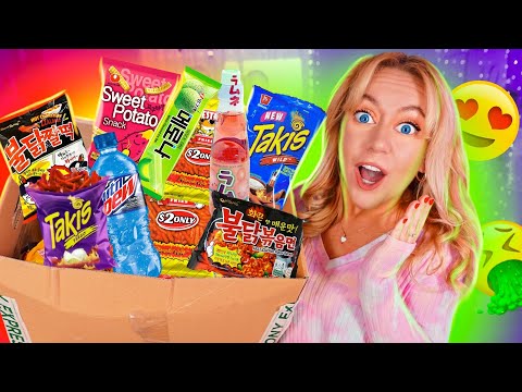 ПРОБУЮ 10 КГ АЗИАТСКИХ ВКУСНЯШЕК🤩 Сладости, Снэки, Рамен из КОРЕИ! **ОЧЕНЬ ВКУСНО**