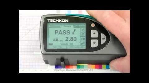 Techkon SpectroDens Functionality: Pass Fail