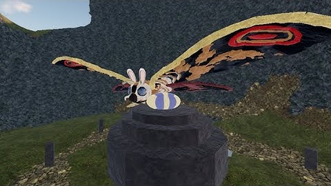 The final level on heisei Mothra (ROBLOX KAIJU UNIVERSE)
