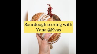 Easy and simple way to score sourdough, perfect for beginners/ разрези на хляб с квас