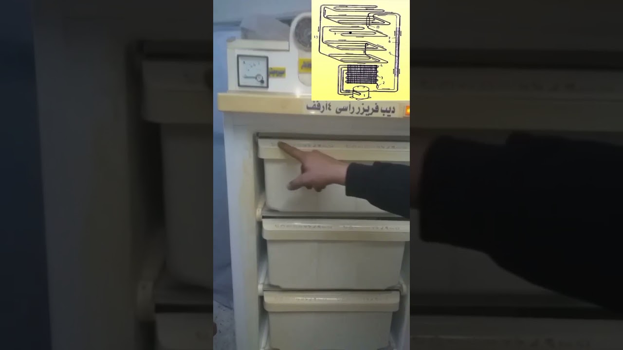 المجمد الراسي أو الديب فريزر الراسي