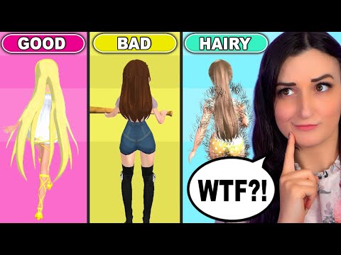 I Tried App Games That Remind Me... BEING A GIRL IS WEIRD Again