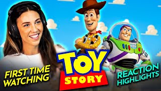 Coby gets animated watching TOY STORY (1995) Movie Reaction FIRST TIME WATCHING