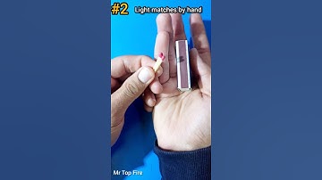 Light matches by hand!! #shorts |Mr Top Fire|