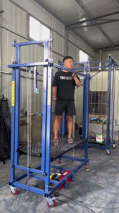 Electric scaffold lift platform